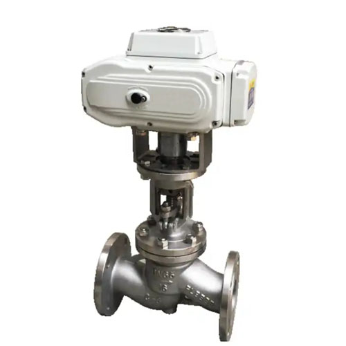 High Quality WCB Flanged Electric Globe Valve